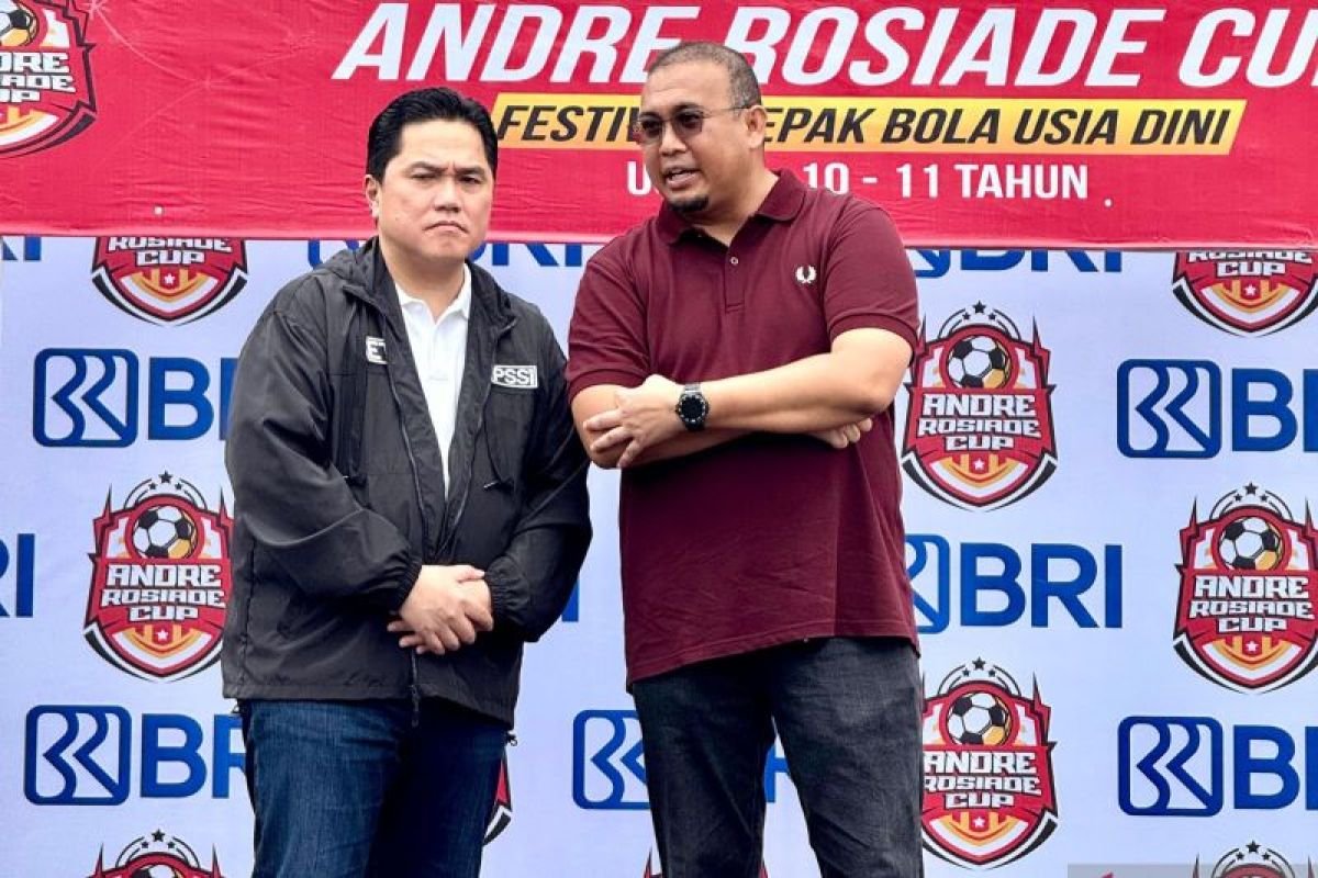 Erick Thohir Apresiasi Andre dan Dukung Rutin Kompetisi Usia Muda